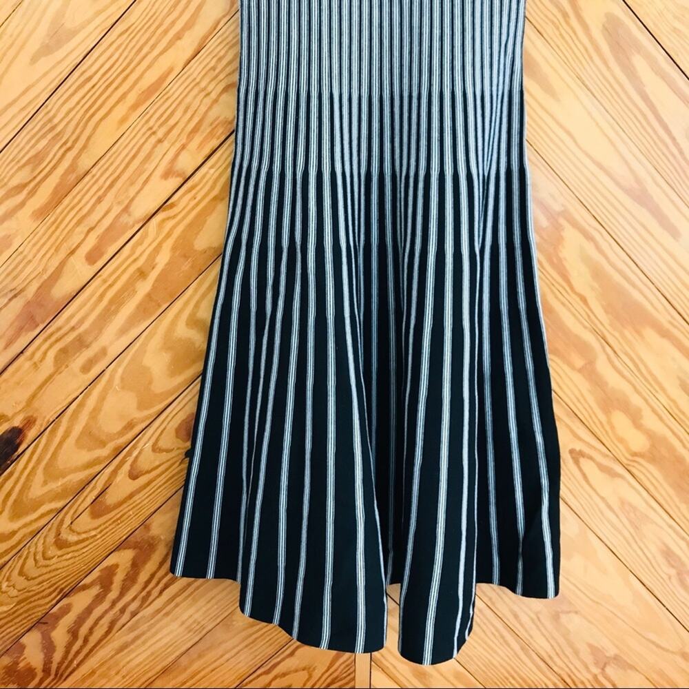 Tomas Maier Stripe Knit Fit and Flare Dress - Picture 5 of 8
